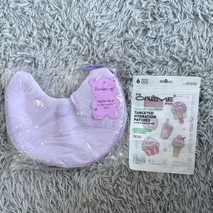 The Crème Shop Lavender Teddy Makeup Bag